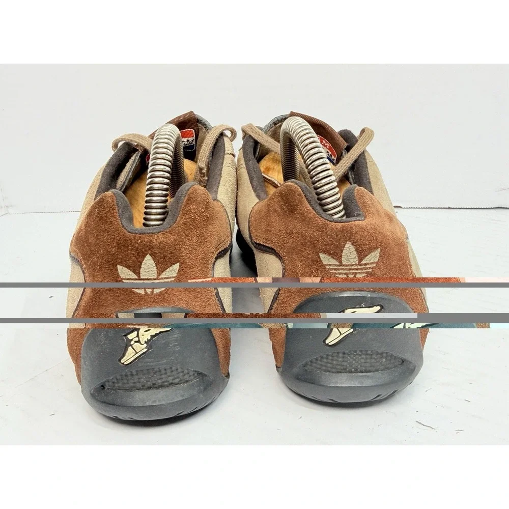 Vintage 2005 Adidas Adi Racer Low Goodyear Brown Suede Driving Shoes 6.5